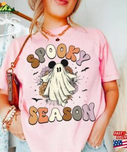 Cute Spooky Season Mickey Disney Floral Shirt Mouse Halloween Sweatshirt T Shirt 4