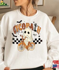 Cycopath Halloween Sweatshirt Ghost Sweater Costume Gifts For Her Unisex