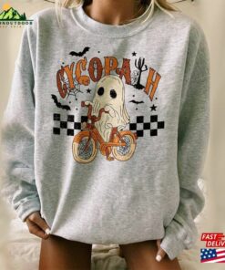 Cycopath Halloween Sweatshirt Ghost Sweater Costume Gifts For Her Unisex 2 Cycopath Halloween Sweatshirt Ghost Sweater Costume Gifts For Her Unisex 3