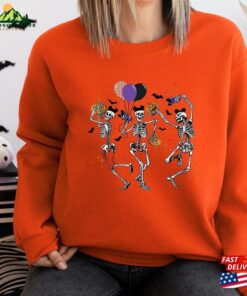 Dancing Skeleton Sweatshirt Halloween Shirt Funny Sanderson Sisters Unisex