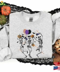 Dancing Skeleton Sweatshirt Halloween Shirt Funny Sanderson Sisters Unisex 4