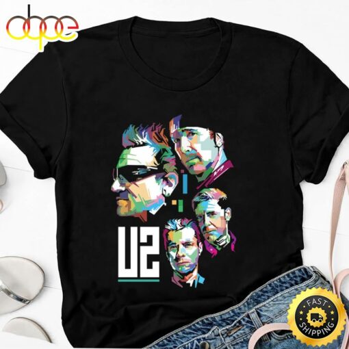 Graphic U2 Band Shirt Achtung Baby U2 T-Shirt Classic Rock